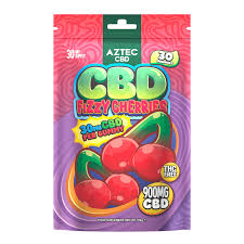 Aztec CBD 30 Gummies Fizzy Cherries 900mg