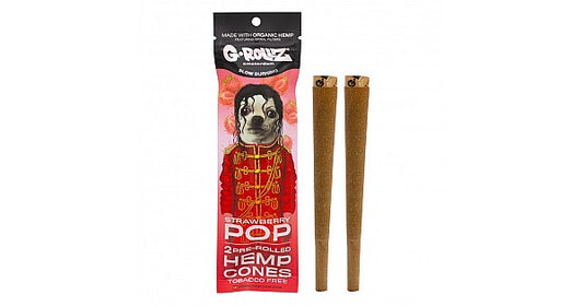 G.Rollz Strawberry Pop 2 Pre Rolled Hemp Cones