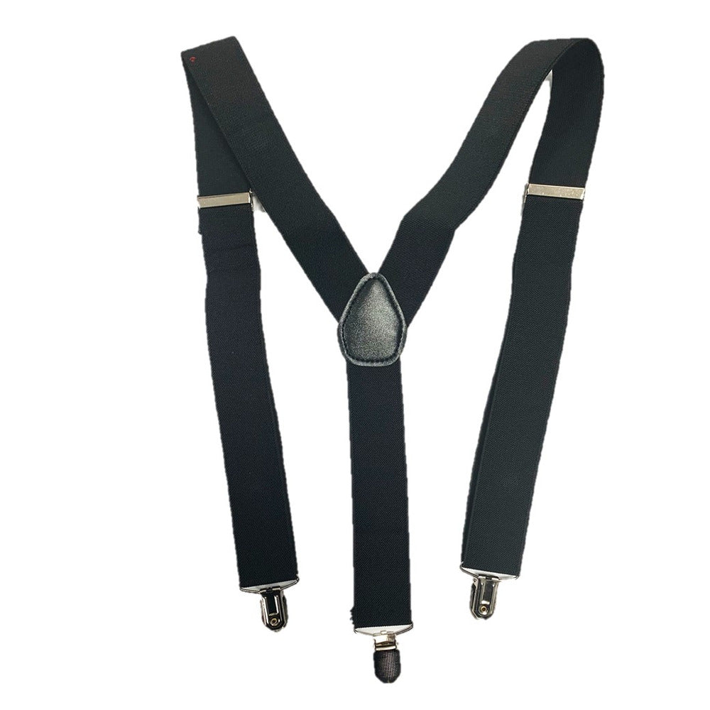 Black Suspender Braces