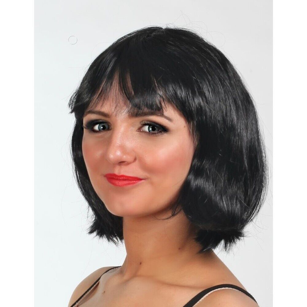 Black Bob Straight Wig