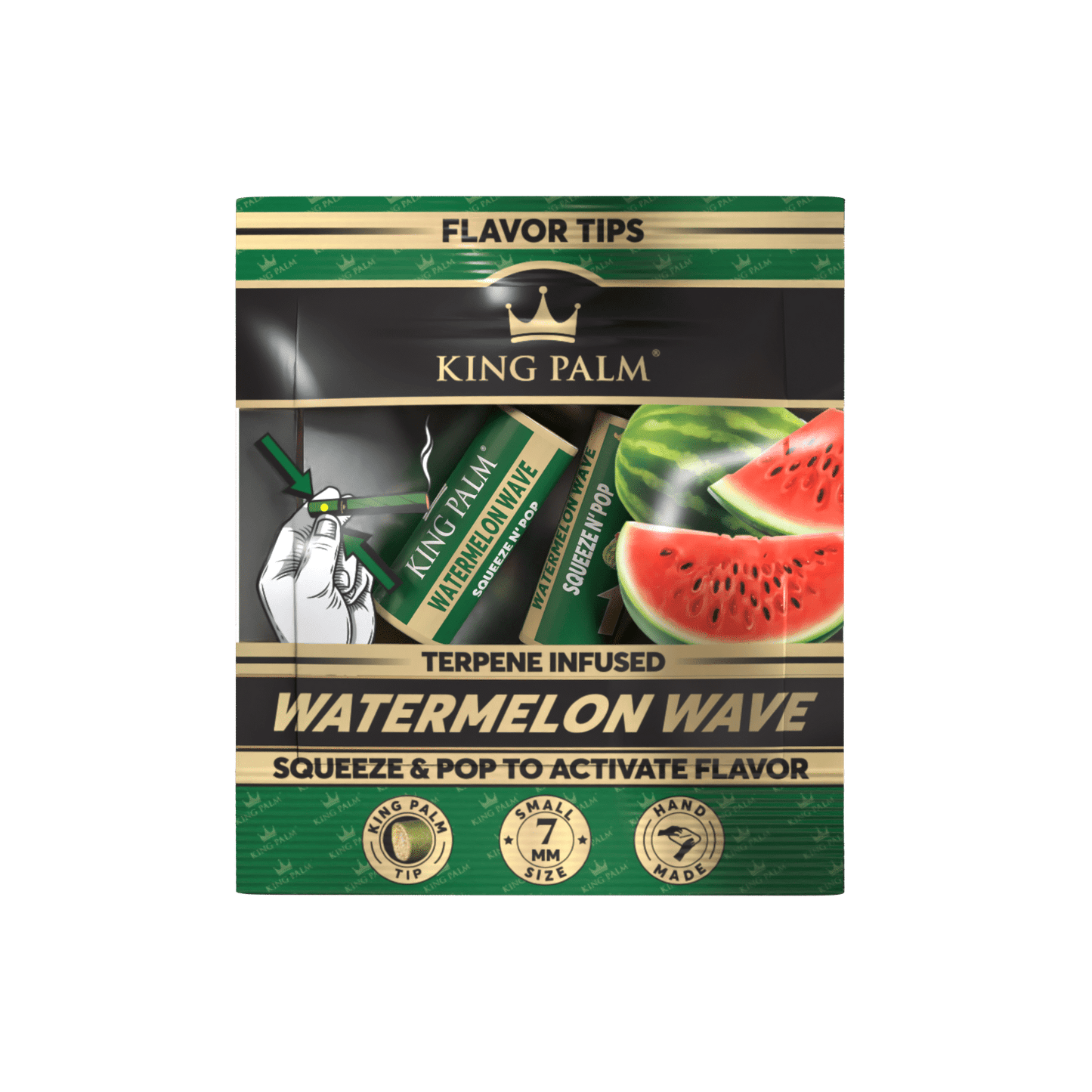 King Palm Watermelon Wave Tips