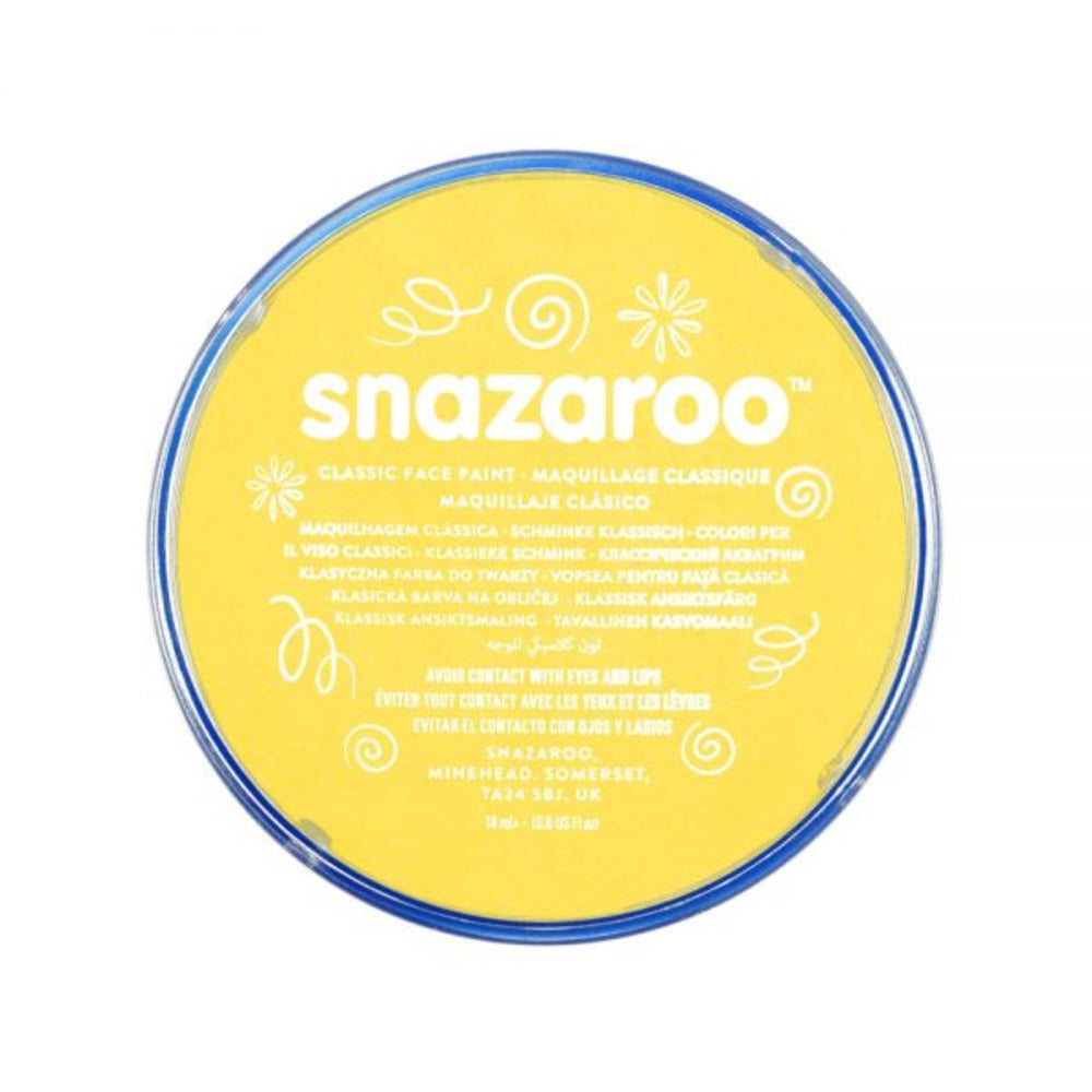 Bright Yellow Face Paint, Snazaroo