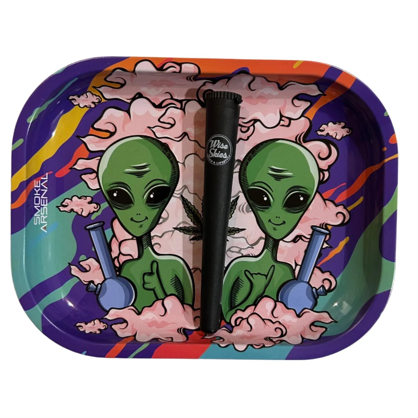 High Alien Rolling Tray Set