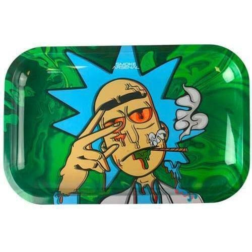 Rick & Morty Infrared Metal Rolling Tray