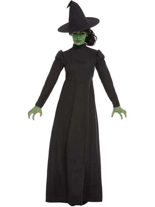 Smiffys Wicked Witch Costume, Black Adults Large