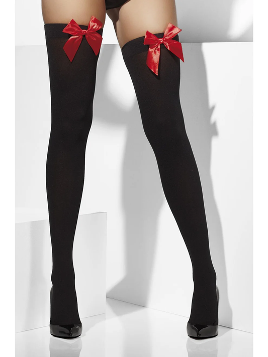 Smiffys Opaque Hold-Ups, Black