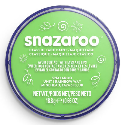 Lime Green Face Paint, Snazaroo