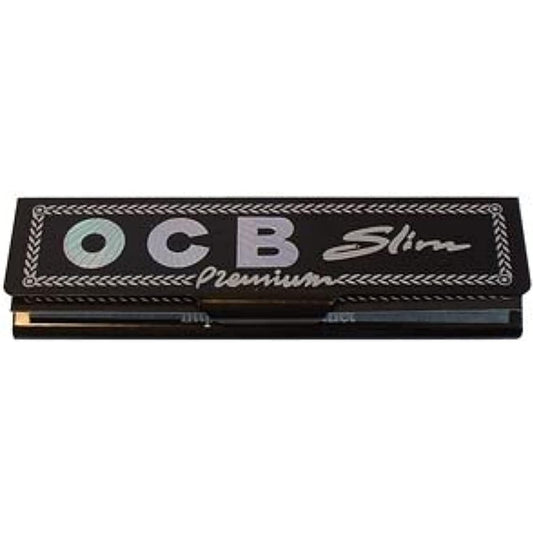 OCB premium Kingsize Slim Rolling Paper + Filter Tips (5 Booklets)