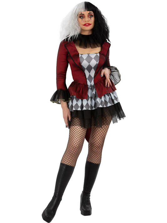 Smiffys Evil Jester Costume Adults Large