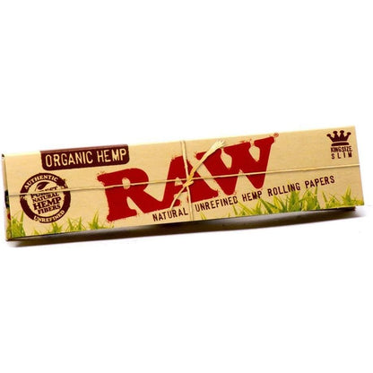 Raw Organic Hemp Natural Unrefined Rolling Papers (5 booklets)