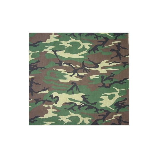 Camo Green Paisley Bandana