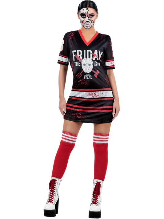 Smiffys Friday the 13th, Ladies Costume Adults Large