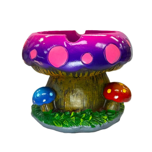 Wise Skies Purple Mushroom Ashtray