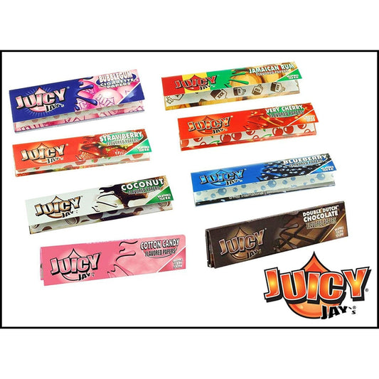 Juicy Jay Mixed Kingsized Rolling Papers (8 Booklets)