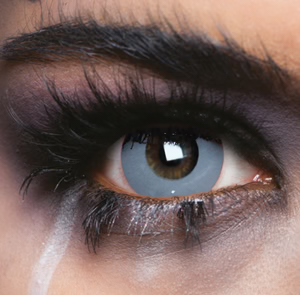 MesmerEyez Zombie Grey Contact Lenses 1 Day