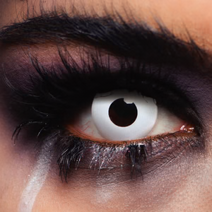 MesmerEyez White Out Contact Lenses 1 Day