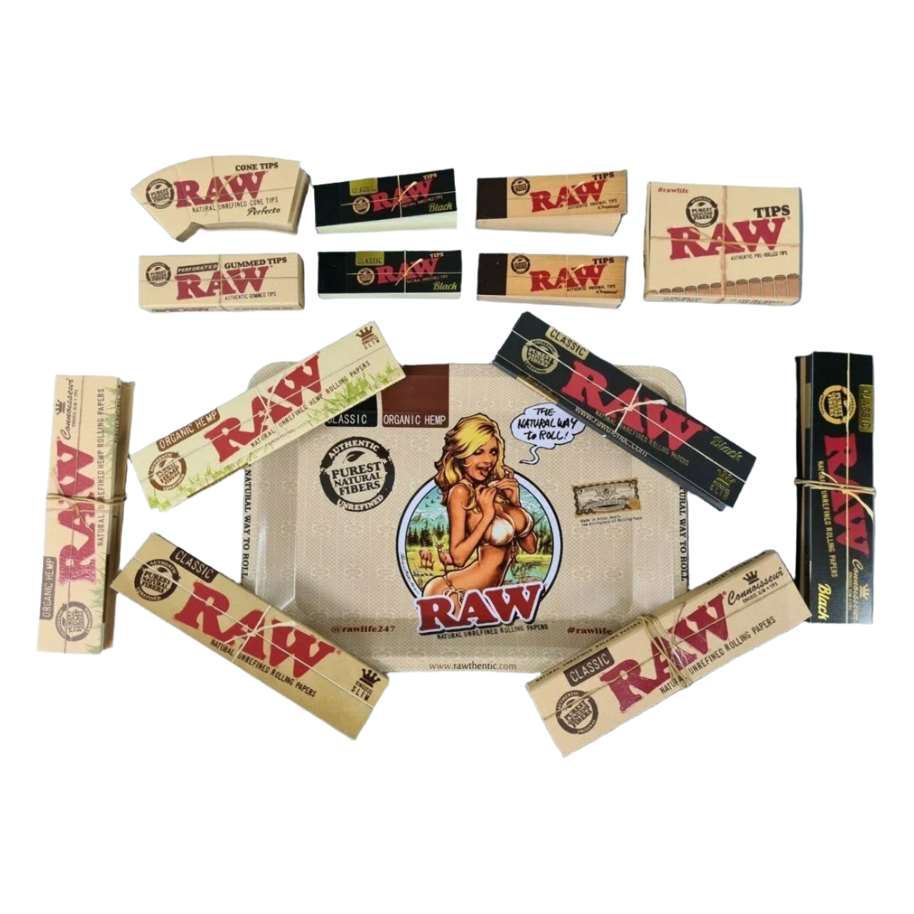 Ultimate Raw Rolling Tray Set