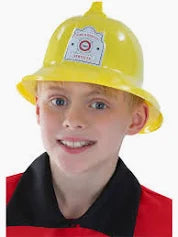 Smiffys Fire Fighter Hat, Yellow