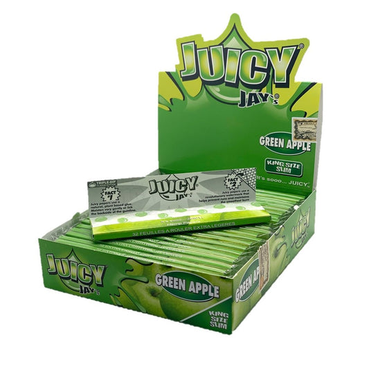 Juicy Jay Green Apple Kingsize Rolling Paper