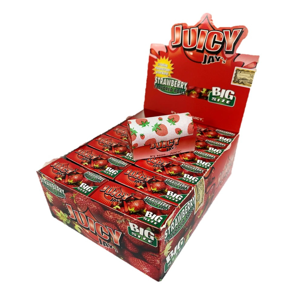 Juicy Jay Strawberry Kingsize Rolls