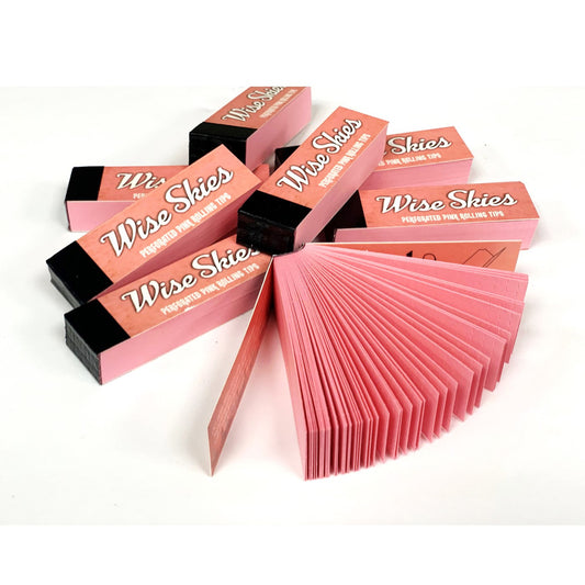 Wise Skies Pink Perforated Rolling Tips