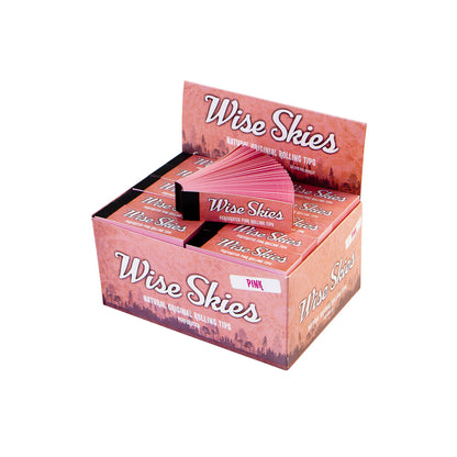 Wise Skies Pink Perforated Rolling Tips