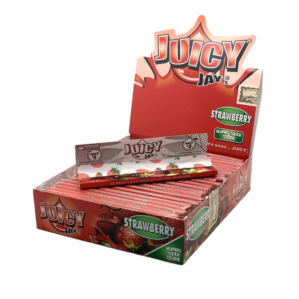 Juicy Jay Strawberry Kingsize Rolling Paper